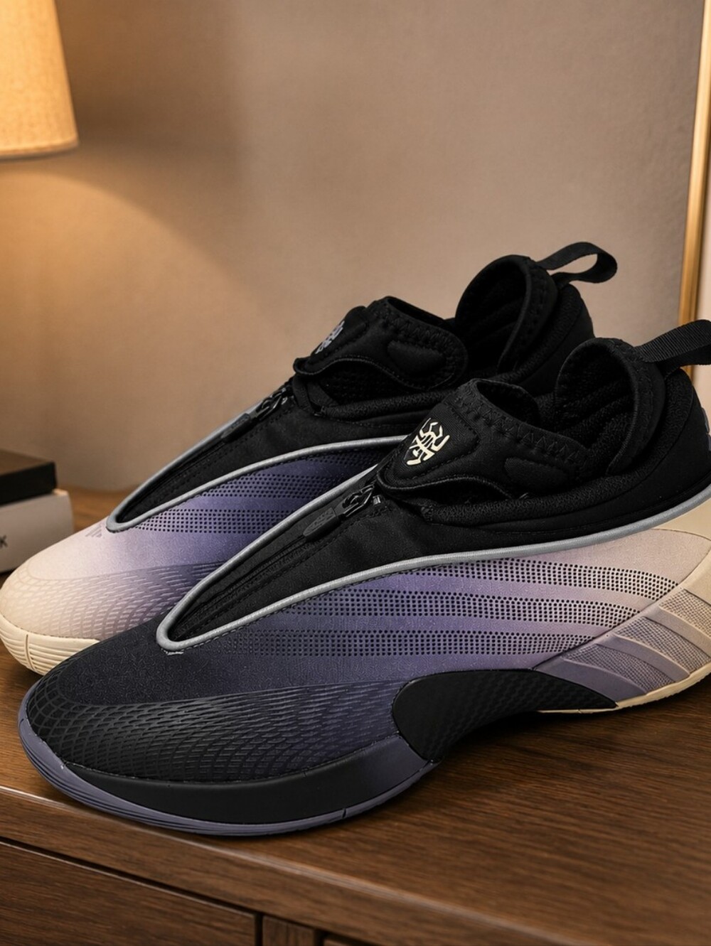 ADIDAS BASKETBALL MEN'S D-O-N Black Preloved Violet Vanilla Size 7.5 New WithTag